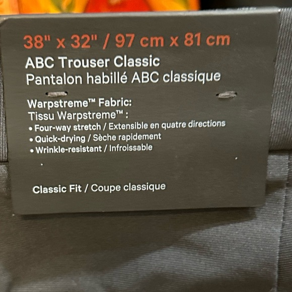 Lululemon ABC Classic-Fit Mens Trouser
32"L *Warpstreme - Picture 6 of 9